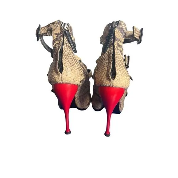 Giuseppe Zanotti High Heels Gladiator Exotic Skin 6