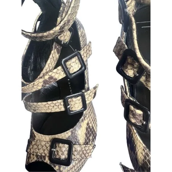 Giuseppe Zanotti High Heels Gladiator Exotic Skin 6