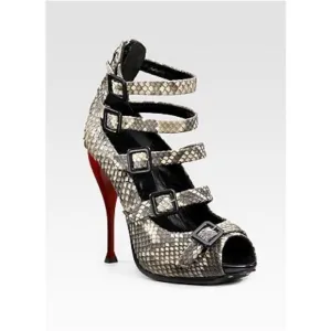 Giuseppe Zanotti High Heels Gladiator Exotic Skin 6