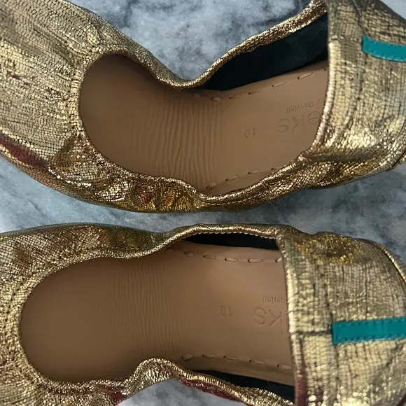 Gold Women's Shoes Tieks limited edition