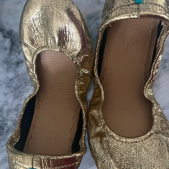 Gold Women's Shoes Tieks limited edition
