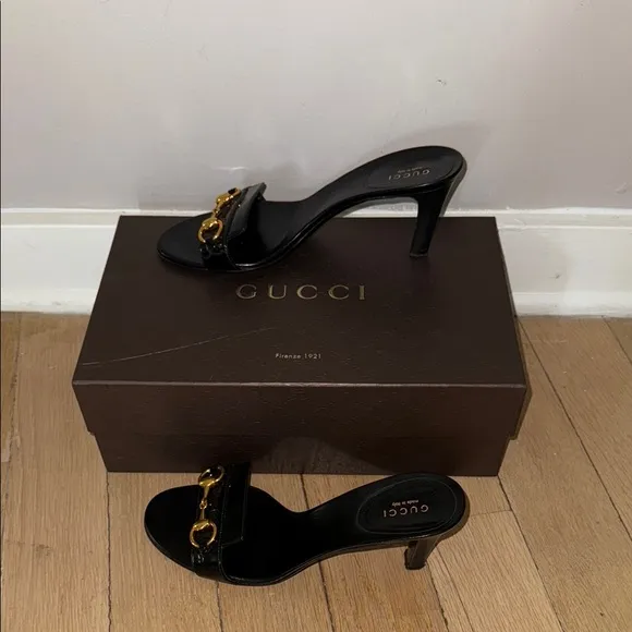 Gucci Black Women's Heeled Sandals