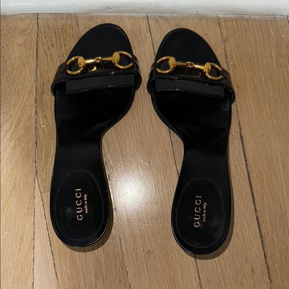 Gucci Black Women's Heeled Sandals