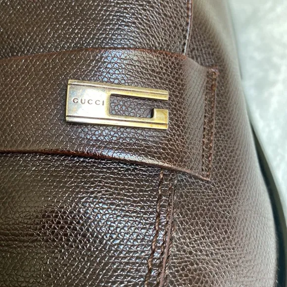 Gucci Men’s  Dress  Brown Shoes Size 44