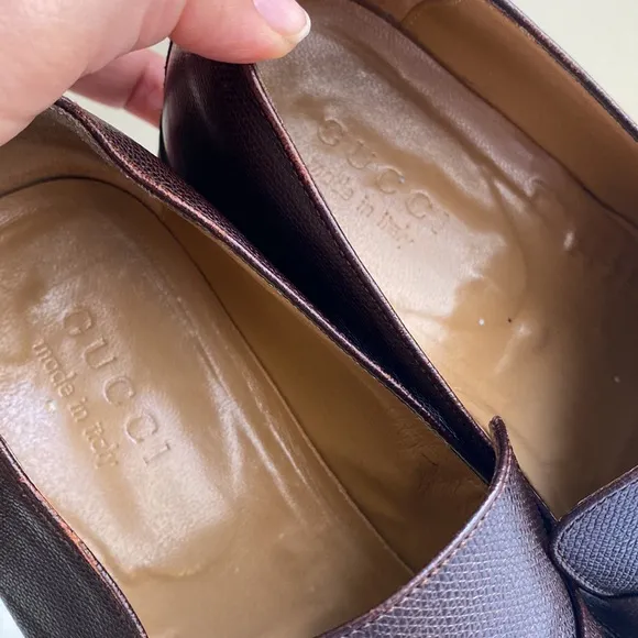 Gucci Men’s  Dress  Brown Shoes Size 44