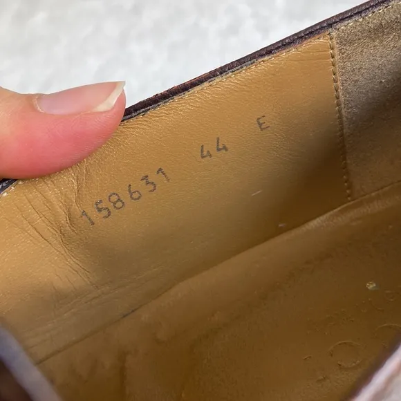 Gucci Men’s  Dress  Brown Shoes Size 44