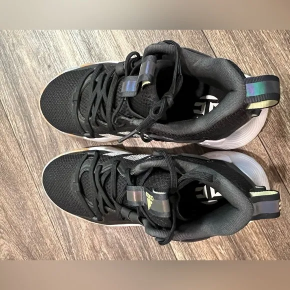 GY6416 Mens Adidas HARDEN STEPBACK 3 Black Marble Basketball Shoes