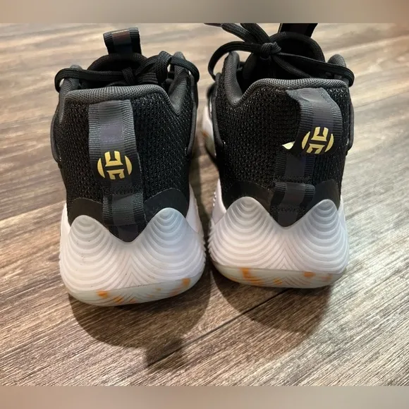 GY6416 Mens Adidas HARDEN STEPBACK 3 Black Marble Basketball Shoes