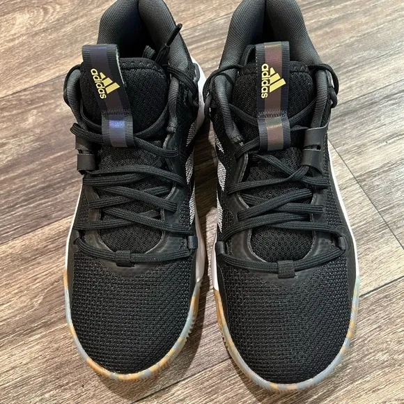 GY6416 Mens Adidas HARDEN STEPBACK 3 Black Marble Basketball Shoes