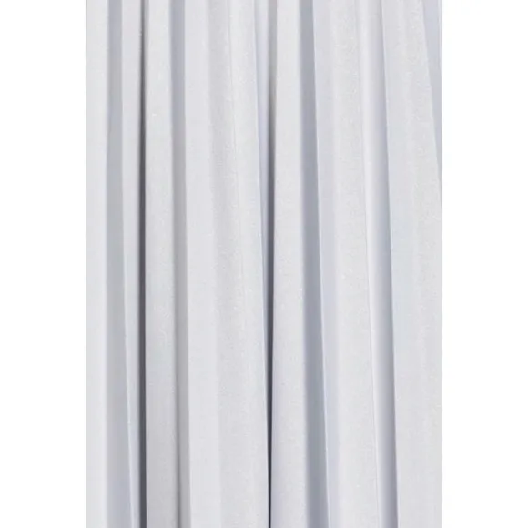 Halogen (Nordstrom) Metallic Pleat Midi Skirt