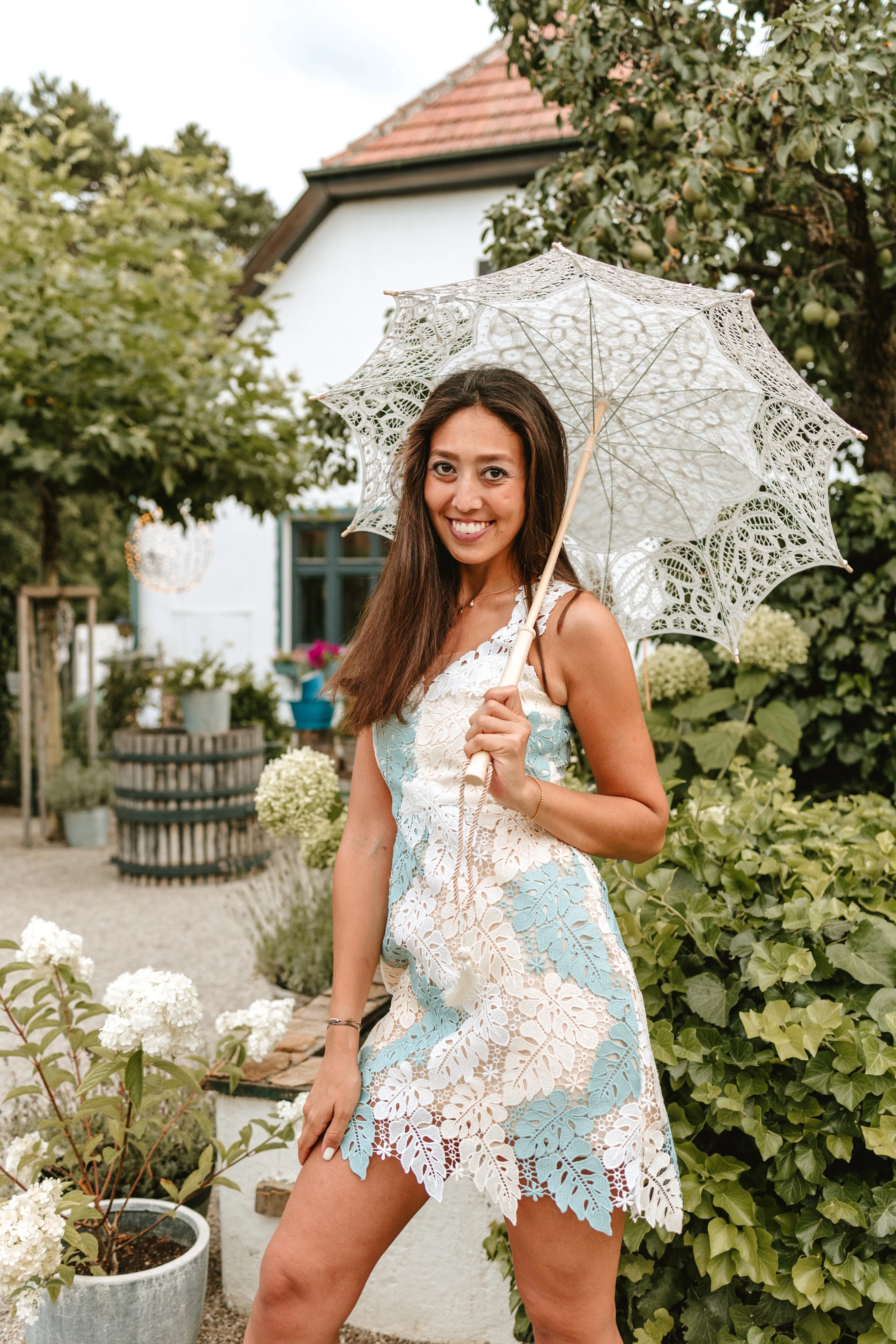 Hilda | Guipure Lace Mini Dress
