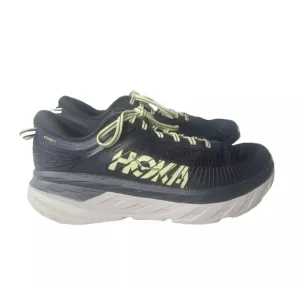 HOKA ONE ONE Bondi 7 Mens Shoes Size 10 Blue Graphite/Butterfly