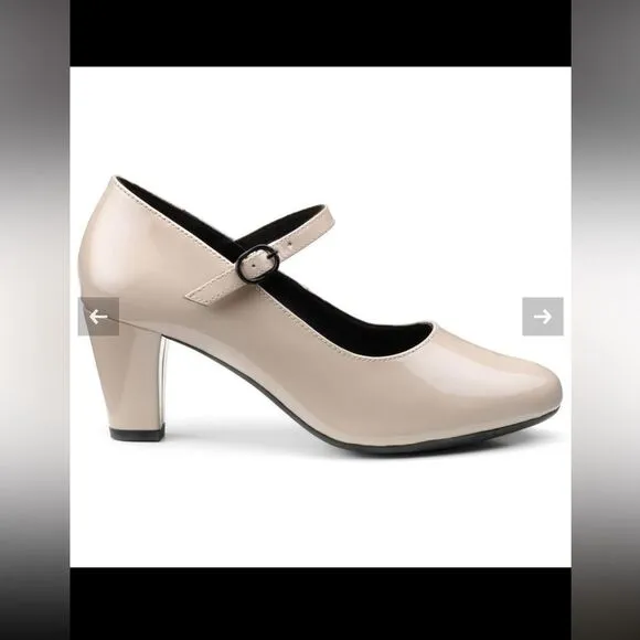 Hotter Jada Womens Mary Jane Court Shoes Sz 8