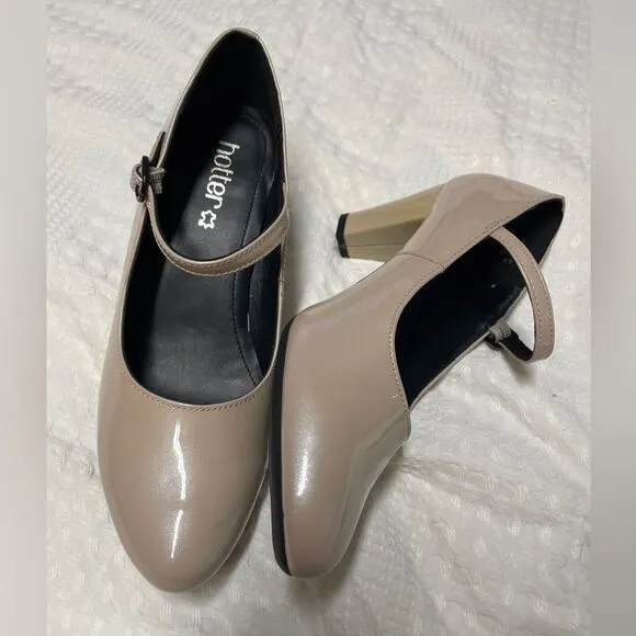 Hotter Jada Womens Mary Jane Court Shoes Sz 8