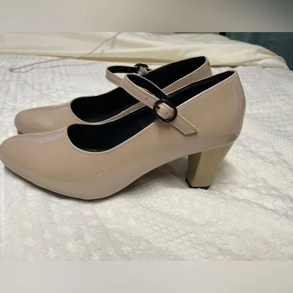 Hotter Jada Womens Mary Jane Court Shoes Sz 8