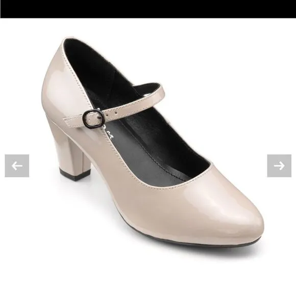 Hotter Jada Womens Mary Jane Court Shoes Sz 8
