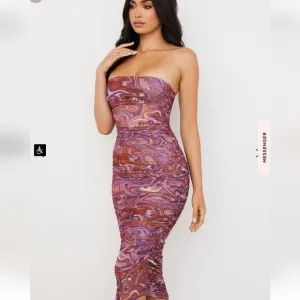 House of CB Sasha Midi Dress - Purple Swirl