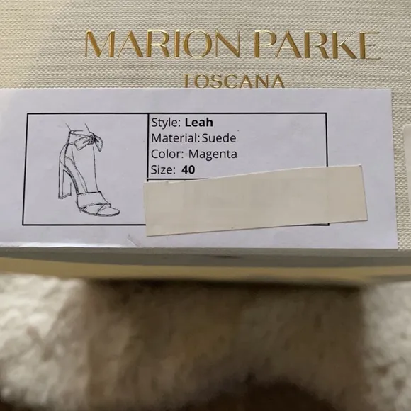 🎉HP🎉 Marion Parker Woman’s Magenta Suede Leah Heels Size 40 (US 9)