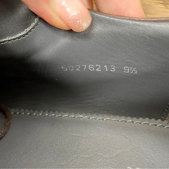 Hugo Boss Leather Oxford Dress Shoes Men’s SZ 9.5 Brown