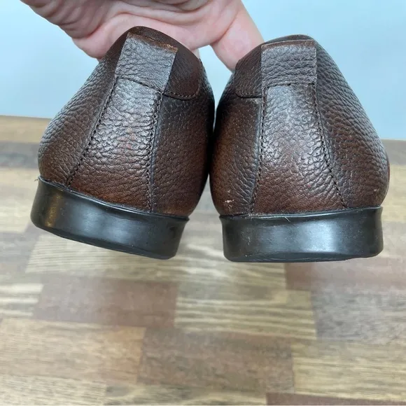Hugo Boss Leather Oxford Dress Shoes Men’s SZ 9.5 Brown