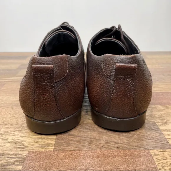 Hugo Boss Leather Oxford Dress Shoes Men’s SZ 9.5 Brown
