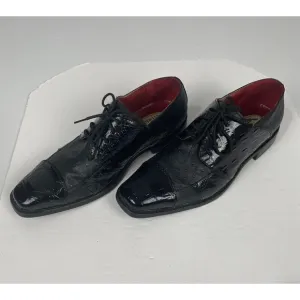 Hugo Vitelli Men's Dress Shoes Size 9 Black M621BLK Lace Up