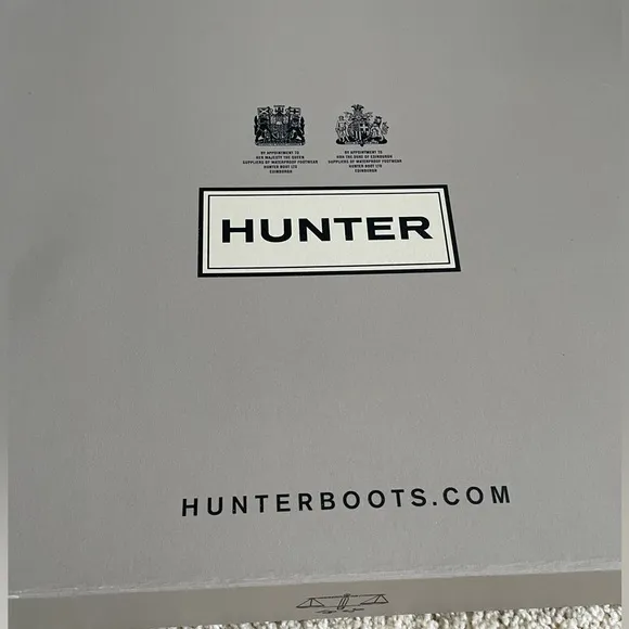 Hunter Kids Rain Boots Girls Original Giant Glitter Blue US Size 2B/3G UK 1 NIB