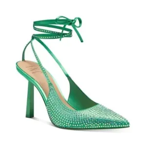 I.N.C. International Concepts Women's Shoes Ankle-Tie Pointed Green Pumps 6M
