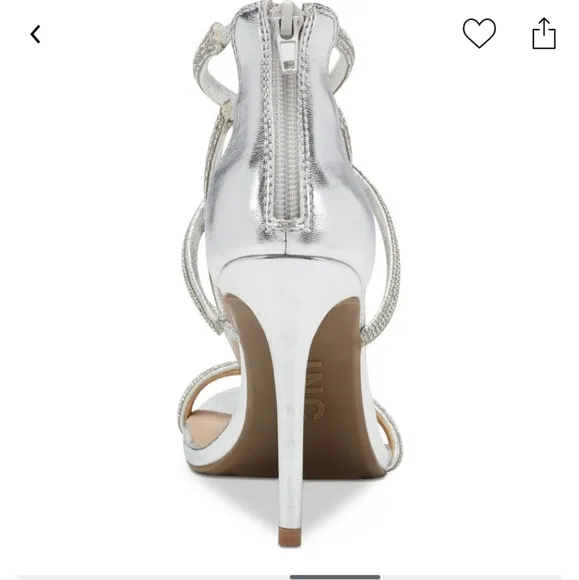 INC KRISTA STRAPPY SPARKLE DRESS SANDALS.  SIZE 8