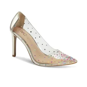 INC Women's Katey Slip On Rhinestone Pumps, Rainbow Bling, 8.5 M