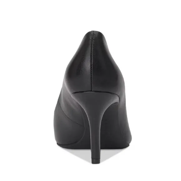 I.N.C. Zitah Pointed Toe Pumps in Black Smooth New Size 6 M