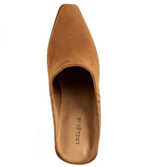 Indigo Rd. Ezria Mules in Tan, Women’s Size 7.5