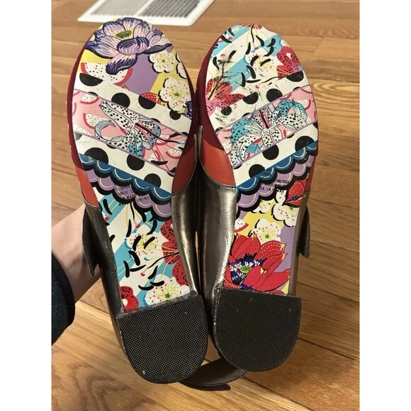 Irregular Choice Mr Shark-o Shark Flats Sharko Glitter Slip On Size 42 US 11