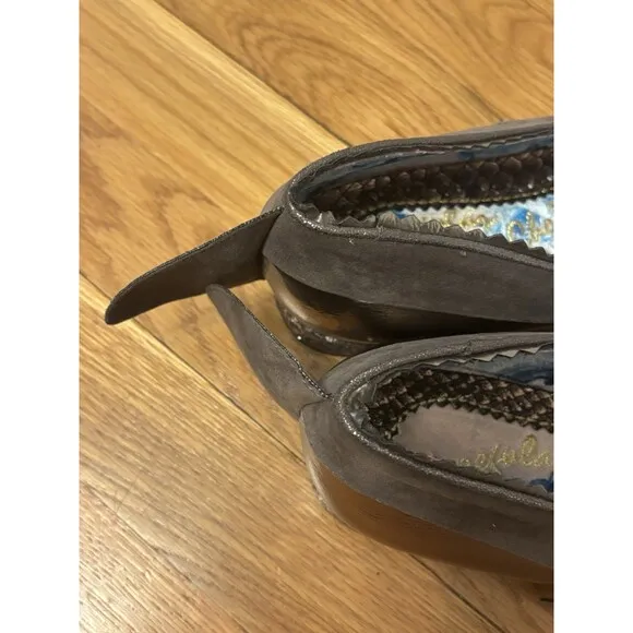 Irregular Choice Mr Shark-o Shark Flats Sharko Glitter Slip On Size 42 US 11