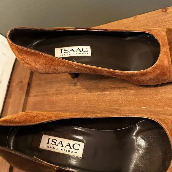 Isaac Mizrahi Womens Italian Multicolor 3&quot; Stiletto Heels 7M