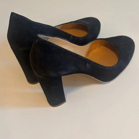 J. Crew Black Suede Pumps