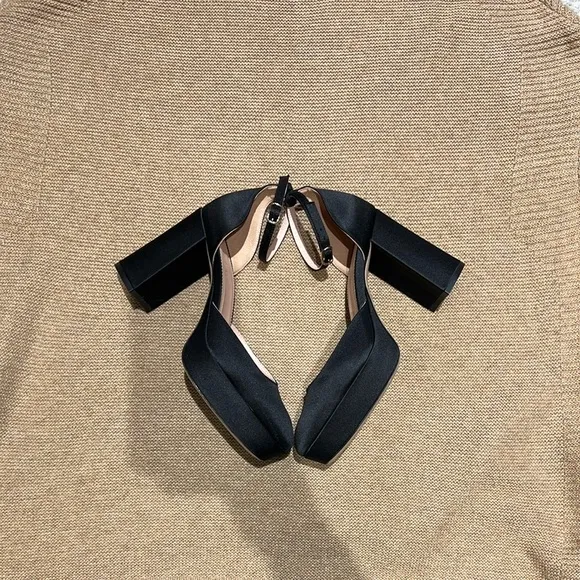 J. Crew Collection Satin Maisie Platform Pump