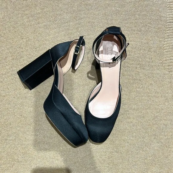 J. Crew Collection Satin Maisie Platform Pump