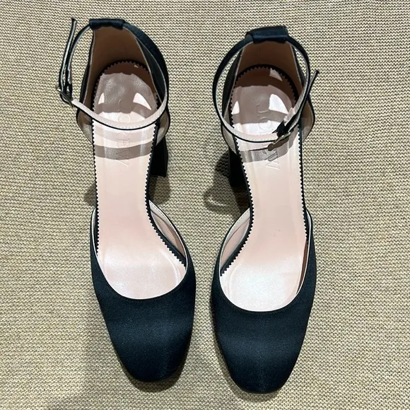 J. Crew Collection Satin Maisie Platform Pump