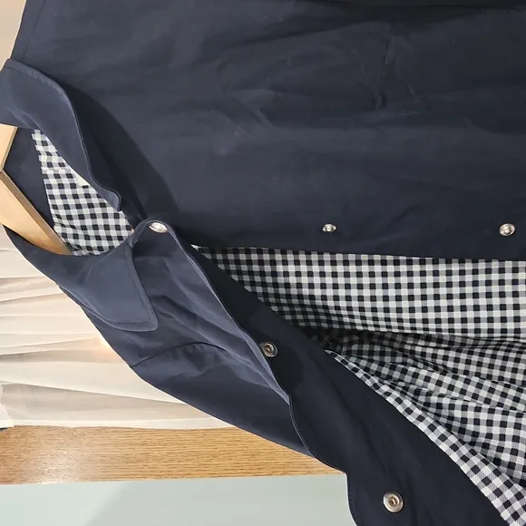 J Crew Scalloped Mac Coat