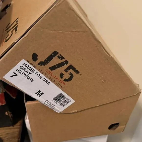 J75 jump Hamilton gray dress shoes Size Men’s 7 New in Box MSRP $150