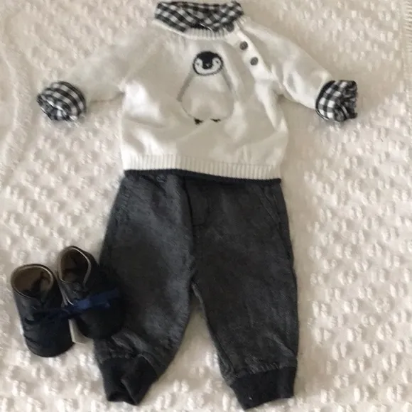 Janie and Jack penguin outfit