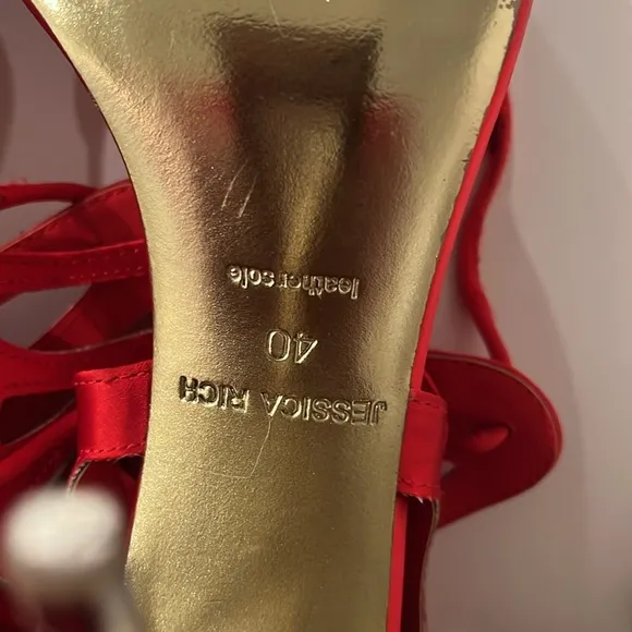 Jessica Rich So Expensive Satin Sandal EU 40 US  Sz 10  NWOB