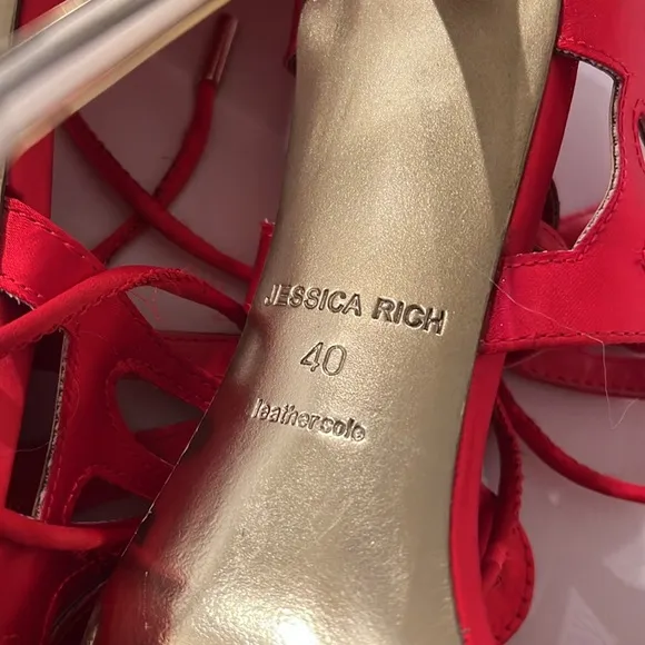 Jessica Rich So Expensive Satin Sandal EU 40 US  Sz 10  NWOB