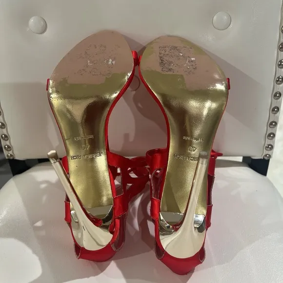 Jessica Rich So Expensive Satin Sandal EU 40 US  Sz 10  NWOB