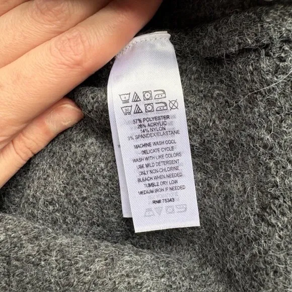 Jessica Simpson Coquette Grey Bow Sweater