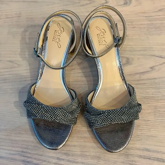 Jewel Badgley Mischka | Ansley Metallic Mesh