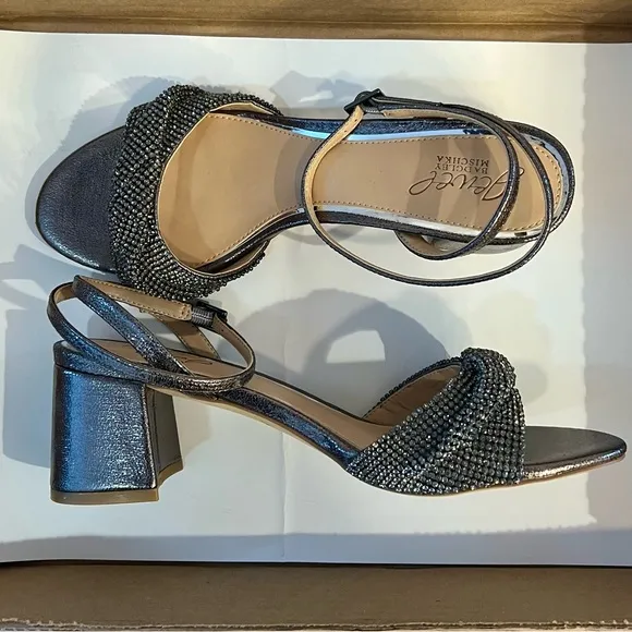 Jewel Badgley Mischka | Ansley Metallic Mesh