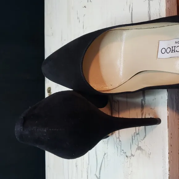 Jimmy Choo London 'Aimee' Suede Stiletto Heels - Women's 6.5-7 US / Euro 36.5