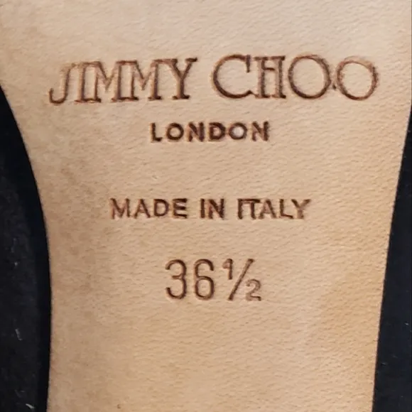 Jimmy Choo London 'Aimee' Suede Stiletto Heels - Women's 6.5-7 US / Euro 36.5